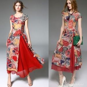 floryday red dresses